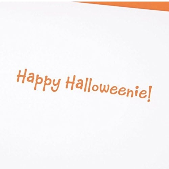 PAPYRUS weiner dog Halloween greeting Card - Picture 3 of 5